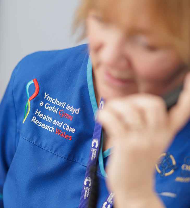Nurse on phone